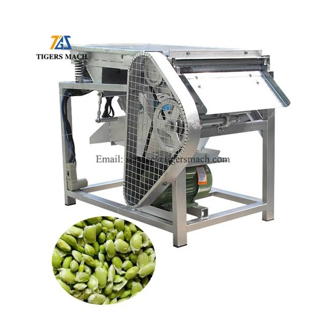 Automatic green soy bean feeder and shelled machine, sheller edamame process machine automatic for farm