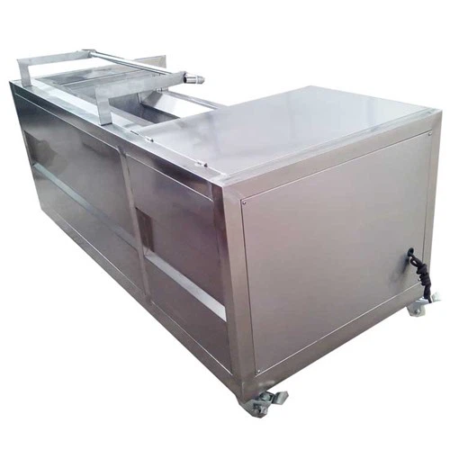 Commerciële wortelwas- en schilmachine
